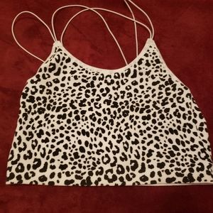 Cute black and white bralet
